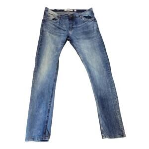 Evolution In Design Stretch Jeans Mens 36x32 Vintage Wash Y2K